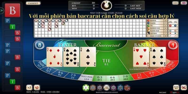 Hiểu về cơ bản soi cầu Baccarat